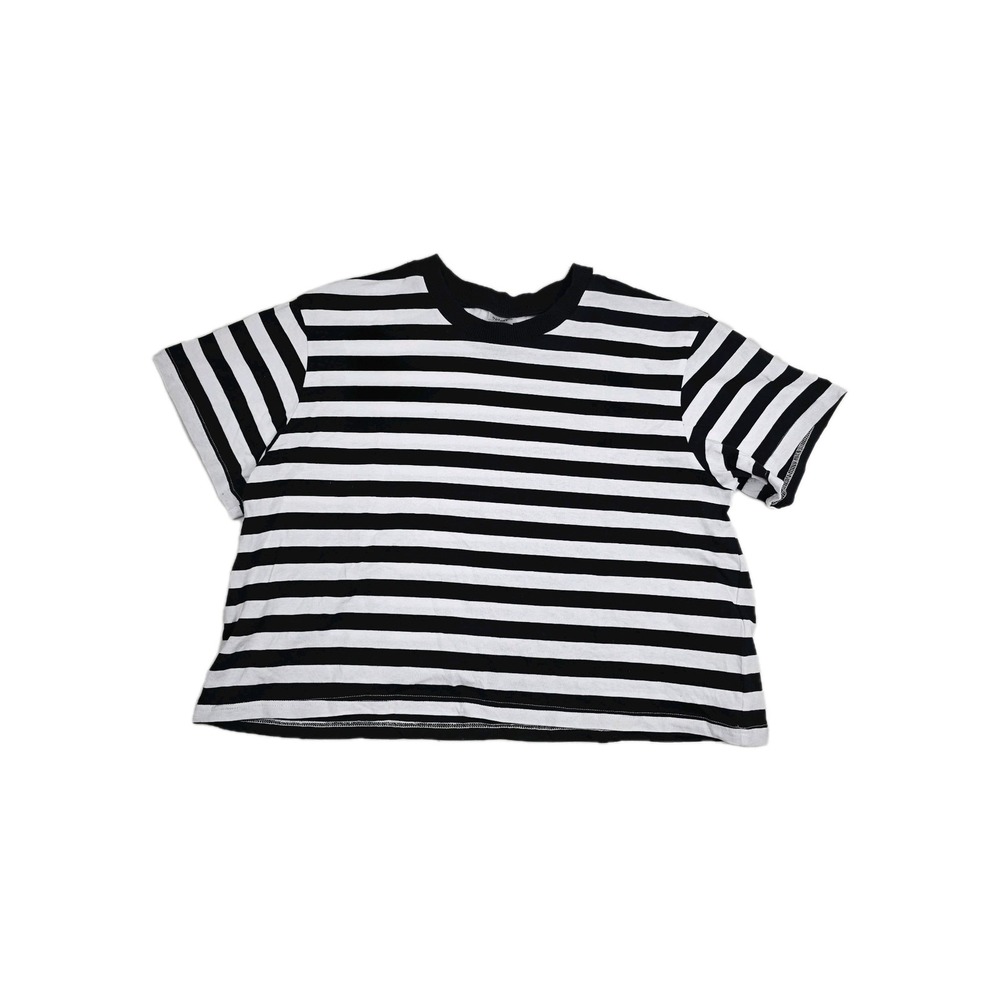 Spirit Halloween Costume Robber White‎ Black Striped Shirt Women's Size 1X Top